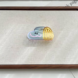 CUTE SMILING DOG TRANSPARENT HAIR CLAW FOR GIRLS_CWAHA6025