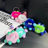 CUTE SMALL COAL BALL BAG PENDANT CAR KEYCHAIN_CWMM2516