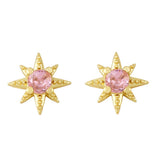 MINIMALIST STAR STUDDED DIAMOND EARRINGS_CWAJE1010