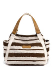STRIPE PATTERNED DANDY CANVAS BAG_CWAB0518