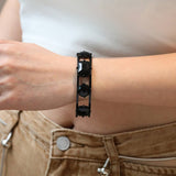 Womens Crystal Bead Floral Tassel Beaded Suit