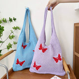 LARGE CAPACITY HOLLOW KNITTED HANDBAG_CWAB3073