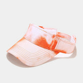 Tie-Dye Visor Hat Sunshade Cap For Spring/Summer_Cwah3296