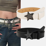 Simple And Versatile Star-Buttoned Trendy Belt