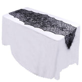 HALLOWEEN BLACK LACE SPIDER WEB WALLPAPER_CWMM1723