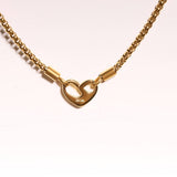 STAINLESS STEEL HEART NECKLACE PENDANT NECKLACE_CWMM5588