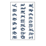 HERBAL JUICE FINGER TATTOOS CUTE MINIMAL STYLE_CWMM8266