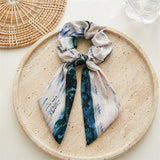 OIL PAINTING BOW PONYTAIL HAIRBAND HAIRACCESSORIES_CWAHA4164