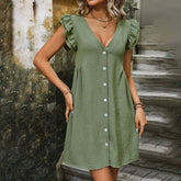 Stylish Sleeveless Solid Color Dress_Cwdsd2775
