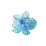 Holiday Large Glitter Egg Flower Hair Claw Clip_Cwmm5005