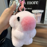 CUTE CAPYBARA PLUSH DOLL CAR KEYCHAIN PENDANT_CWMM2452