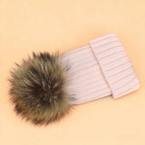 Unisex Knit Beanie Hat With Pom For Winter_Cwah05051