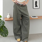 West Coast Split Loose Wide-Leg Jeans