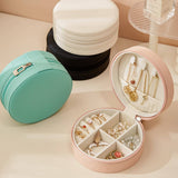 Round High-End Simple Jewelry Storage Box_Cwaje1536