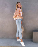 Waffle Patchwork Short Washable Coat