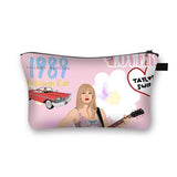 STYLISH PATTERNED WATERPROOF LINEN COSMETIC BAG_CWAB2257