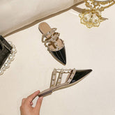 FASHIONABLE POINTED FLAT SOLE SANDALS_CWSHS0480