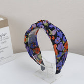 RETRO WIDE BRIMMED PRINTED CROSS HEADBAND_CWAHA1717