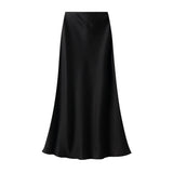 SILKY HIGH WAIST FISHTAIL BODYCON MIDI SKIRT_CWBMS0368