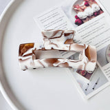 Vintage Square Large Acetate Hair Clip_Cwaha07188