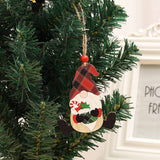 CHRISTMAS DECORATIONS PAINTED WOODEN PENDANTS_CWMM2650