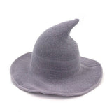 Cwah1676_Regular Foldable Knitted Halloween Witch Hat