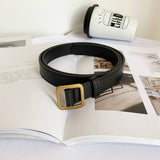 SIMPLE RETRO BELT WITH SQUARE BUCKLE WITHOUT HOLES_CWABE0659