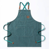 Cwmm1827_Canvas Household Apron Multi-Functional Work Apron