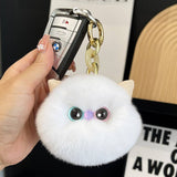 CUTE PLUSH KITTEN CAR KEYCHAIN PENDANT GIFT_CWMM2497