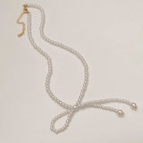 SUPER FAIRY SWEET BOW CLAVICLE NECKLACE FOR WOMEN_CWAJE3079