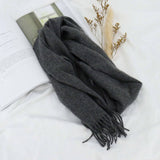 100% WOOL SOLID SCARF ELEGANT UNISEX SPRING WRAP_CWASC1093