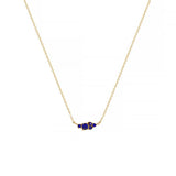 CLASSIC SIMPLE COLORFUL BIRTHSTONE NECKLACE_CWMM5669