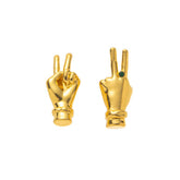 Trendy Chain Link Gold Silver Hoop Earrings