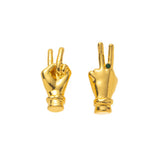 Trendy Chain Link Gold Silver Hoop Earrings