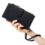 GENUINE LEATHER LONG STYLISH LARGE CAPACITY WALLET_CWAB3799