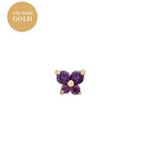 DECEMBER BIRTHSTONE BUTTERFLY STUD CUFF EARRINGS_CWAJE5112
