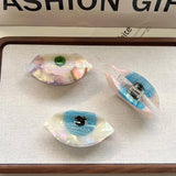 Vintage Eye Acetate Hair Claw Simple Chic Clip_cwaha6027
