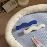 CANDY COLOR ACRYLIC WAVE HAIR CLIP SIDE BANG PIN_CWAHA1289