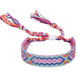 ETHNIC STYLE COLORFUL TASSEL WOVEN BRACELET_CWAJE0709