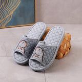 CAPYBARA INDOOR SLIPPERS WITH THICK FABRIC SOLE_CWSHF0192