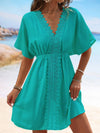 LACE PANEL BIKINI BEACH COVER UP_CWMM1237