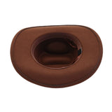 Western Wool Cowboy Fedora Hat For Couples_Cwah04396