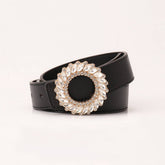 CLASSIC RHINESTONE BUCKLE BELTS FOR WOMEN_CWABE0390