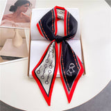 FASHIONABLE DOUBLE LAYER RIBBON ANGLED HEAD SCARF_CWASC1515