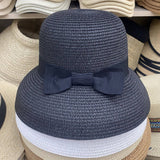 SUMMER OUTDOOR FASHION BOW STRAW HAT_CWAH3410