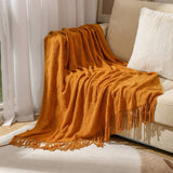 SOFT WARM AND COMFORTABLE TASSEL SOFA BLANKET_CWMM0215