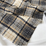 PLAID TASSEL SCARF WRAP FOR STUDENTS COUPLES_CWASC1461