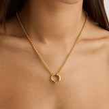 STAINLESS STEEL SUMMER BEACH STYLE NECKLACE_CWMM5715