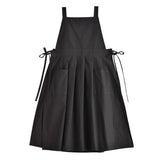 COTTON SOLID COLOR ADJUSTABLE APRONS WITH POCKETS_CWMM3298