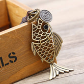 PUNK HAND WOVEN ALLOY FISH CAR KEYCHAIN_CWMM4781